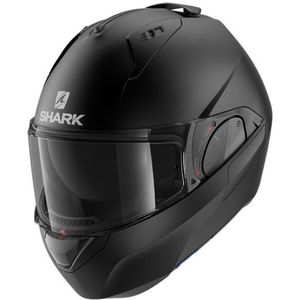 SHARK EVO ES BLANK Motorhelm Systeemhelm Zwart - Maat XS