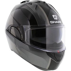 Shark - Evo Es - Systeemhelm - Zwart - Geïnjecteerd Thermoplastisch Hars, ECE 22.05, 1.610 gram