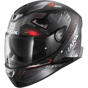 SHARK SKWAL 2 VENGER Motorhelm integraalhelm Mat Zwart Antraciet Rood - Maat XS