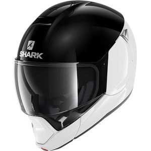 SHARK motor & scooter systeemhelm EVOJET DUAL BLANK Wit Zwart Wit
