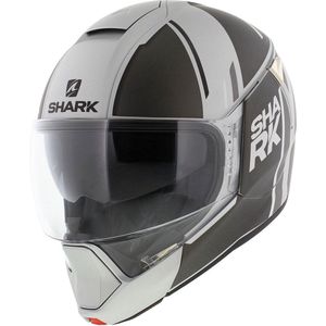 SHARK - EVOJET VYDA MAT - Systeemhelm - Zilver Antraciet Zwart