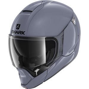 SHARK EVOJET BLANK Motorhelm Systeemhelm Zilver Nardo - Maat XS