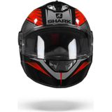 SHARK - SKWAL 2.2 - Motorhelm - Zwart Rood Antraciet - Inclusief LED Verlichting