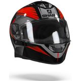 SHARK - SKWAL 2.2 - Motorhelm - Zwart Rood Antraciet - Inclusief LED Verlichting