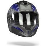 Shark - Skwal 2.2 - Motorhelm - Mat Antraciet Blauw - Shark Integraalhelm