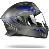 Shark - Skwal 2.2 - Motorhelm - Mat Antraciet Blauw - Shark Integraalhelm