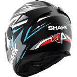 SHARK - SPARTAN 1.2 - Motorhelm - Mat Zwart Zilver Rood - Carbon en Glasvezel