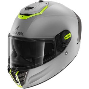 SHARK SPARTAN RS BLANK Mat SP Motorhelm Integraalhelm Zilver Geel Silver - Maat XL
