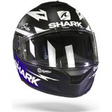 SHARK SPARTAN 1.2 ADRIAN PARASSOL Motorhelm integraalhelm Mat Zwart Blauw Zilver - Maat XL