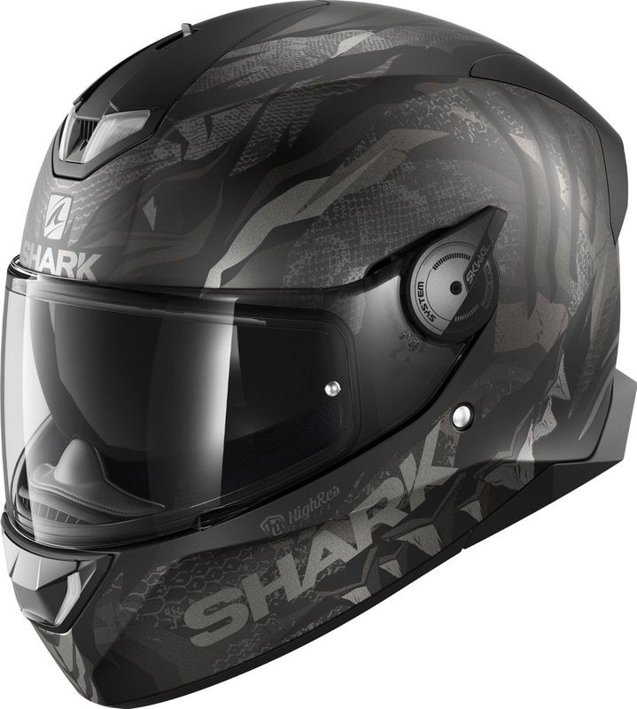 SHARK - SKWAL 2 IKER LECUONA - Motorhelm - Mat Zwart - Integraalhelm