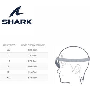 Shark - Spartan GT Pro - Integraalhelm - Glasvezel/Koolstof - Zwart
