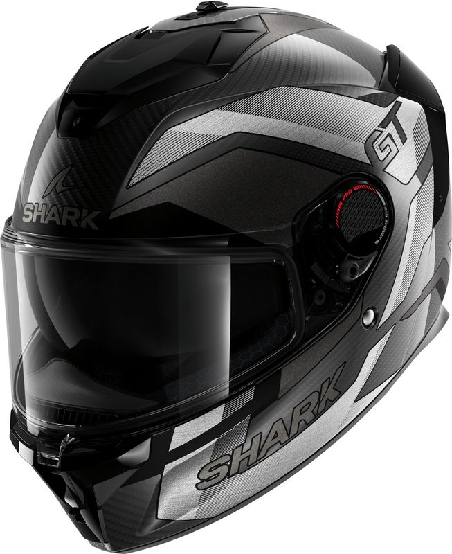 Shark - Spartan Gt Pro - Integraalhelm - Glasvezel/Koolstof - Zwart