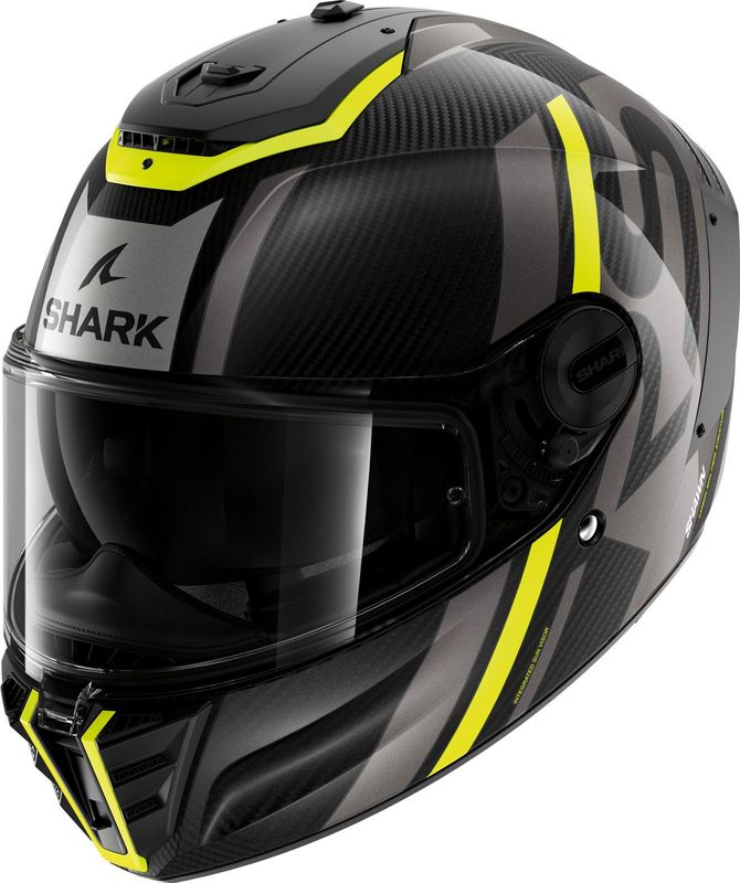 Shark - Spartan Rs - Integraalhelm - Zwart - Composietmateriaal