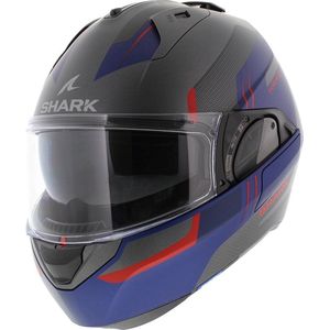 Shark Evo Es Kryd Mat Anthracite Blue Red ABR XS - Maat XS - Helm