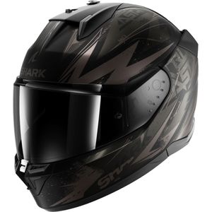 D-SKWAL 3 - Integraalhelm - Agressieve Look - Comfortabele Pasvorm - Zwart