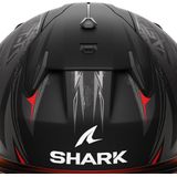 Shark D Skwal 3 Blast R Mat Black Anthracite Red KAR Helm