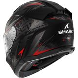 Shark D Skwal 3 Blast R Mat Black Anthracite Red KAR Helm