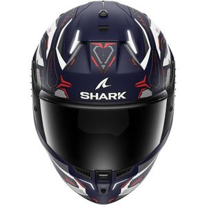 Shark Skwal i3 Linik, integraalhelm, Mat Blauw/Wit/Rood, M