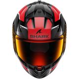 Shark - Ridill 2 - Integraalhelm - Zwart/Rood/Antraciet - Thermoplastisch Hars en Polycarbonaat