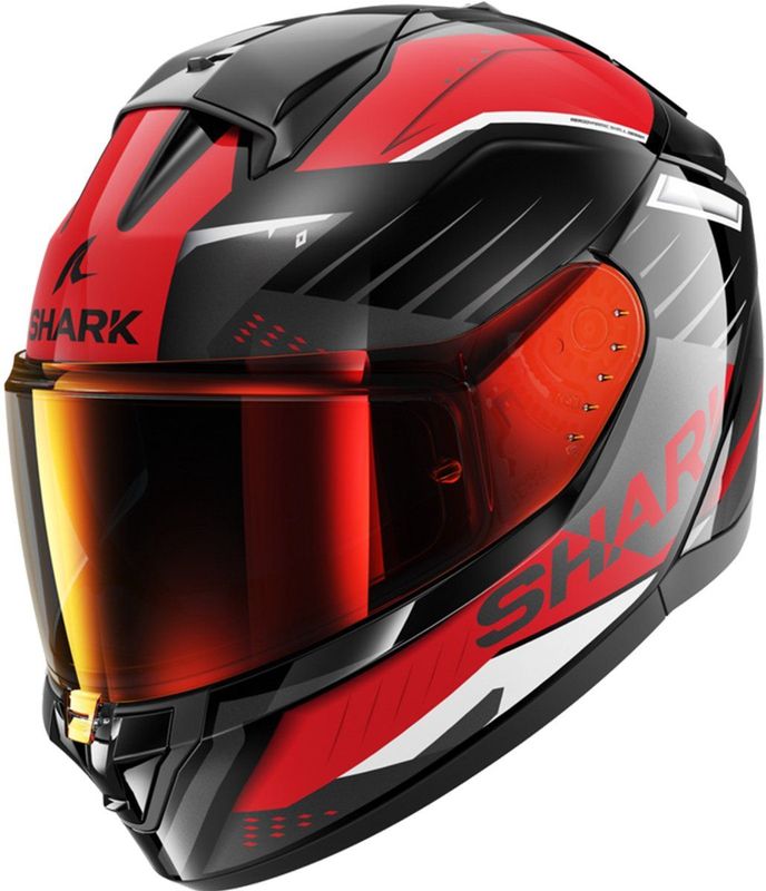 SHARK - Ridill 2 - Integraalhelm - Zwart/Rood/Antraciet - Thermoplastisch Hars/Polycarbonaat