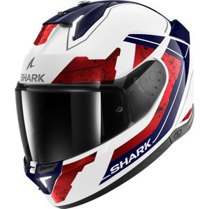 Integraalhelm Shark Skwal i3 Rhad Wit-Chroom-Rood