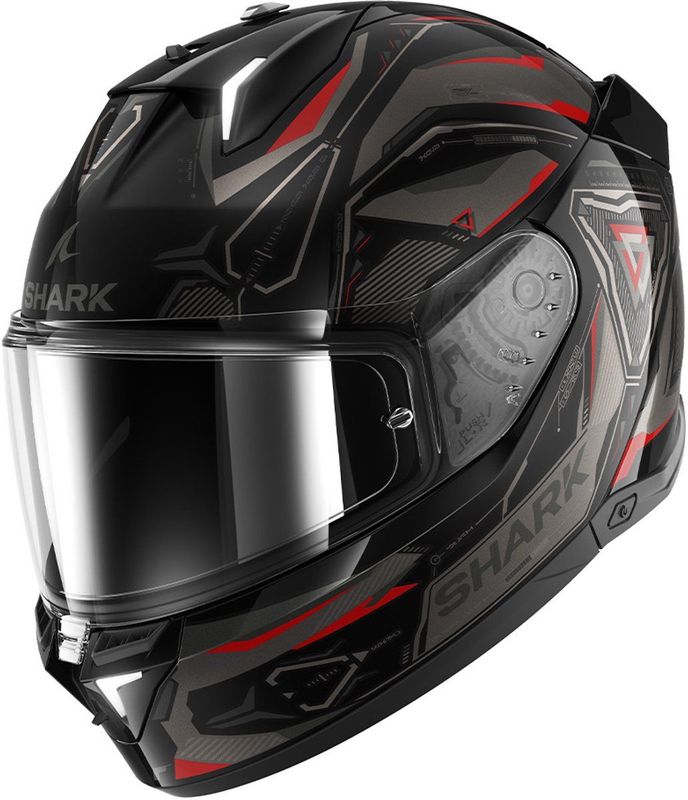 Shark - SKWAL i3 Linik - Helm - Zwart Antraciet Rood - Integraalhelm