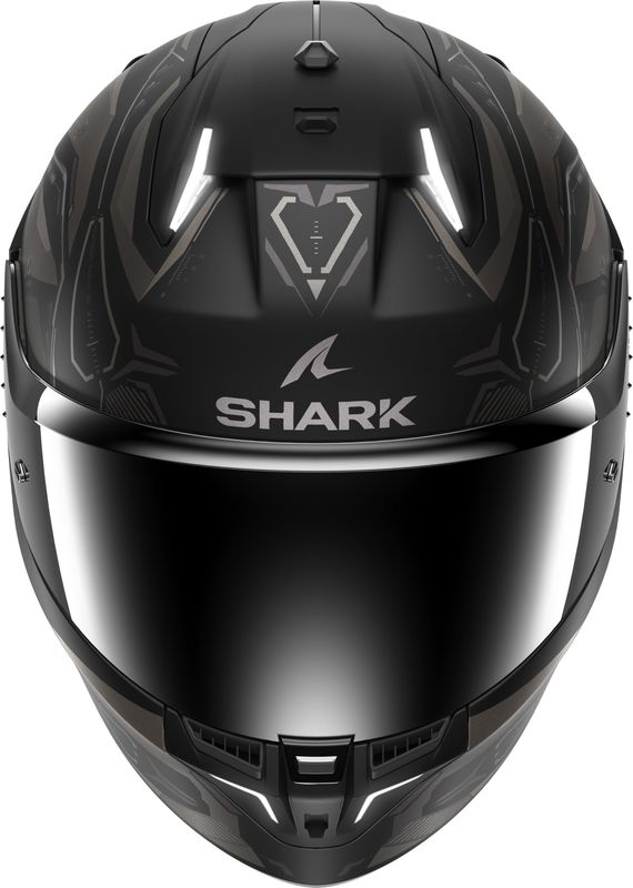 Shark - Skwal i3 Linik - Integraalhelm - Zwart - Geïntegreerde Remlichten