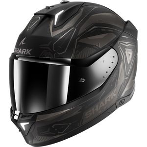 Shark Skwal i3 Linik, integraalhelm, Mat Zwart/Grijs, XS