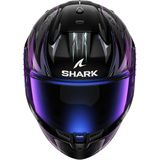 Shark D Skwal 3 Blast R Black Green Glitter KGX Helm