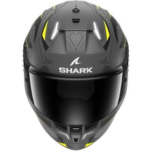 Shark - SKWAL i3 - Integraalhelm - Mat Antraciet Geel Zwart - Veiligheidssysteem