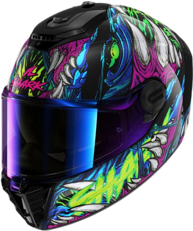 SHARK - Spartan RS Shaytan - Integraalhelm - Zwart - Glasvezelcomposiet