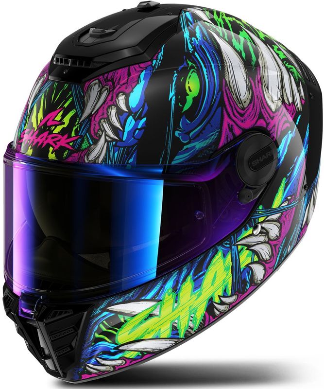 SHARK - Spartan RS Shaytan - Integraalhelm - Zwart - Glasvezelcomposiet