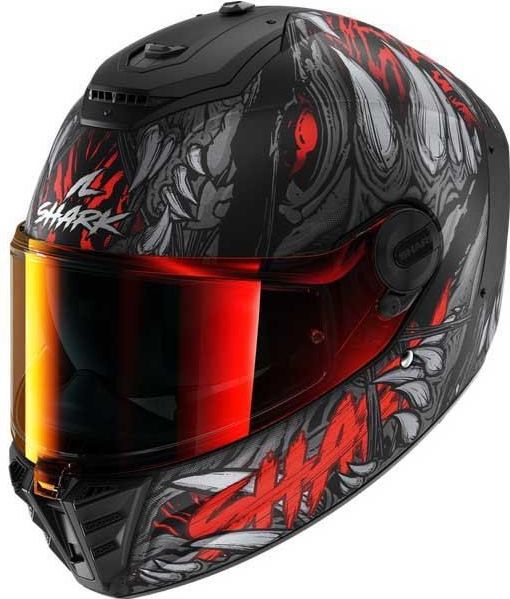 SHARK - Spartan RS Shaytan - Integraalhelm - Zwart - Glasvezelcomposiet