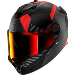 Shark Spartan GT Pro Dokhta Carbon Mat Zwart Rood Integraalhelm - Maat XL - Helm