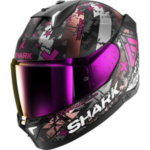 Integraalhelm Shark Skwal i3 Hellcat Mat Zwart Chroom-Zilver