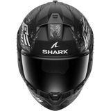 Shark - Ridill 2 Molokai - Motorhelm - Mat Zwart Wit Zilver