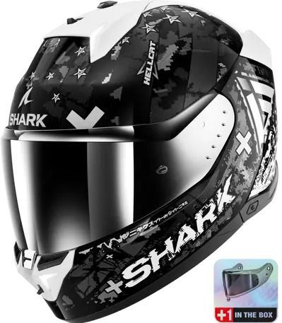 SHARK - SKWAL i3 HELLCAT - Integraalhelm - Black Chrom Silver - ECE 22-06 Keuring