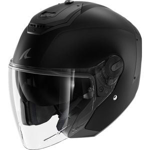 RS JET - Motorhelm - Zwart - Kunstleer
