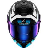 SHARK - Spartan GT Pro Carbon - Integraalhelm - Carbon/Wit/Blauw