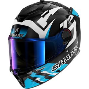SHARK - Spartan GT Pro Carbon - Integraalhelm - Carbon/Wit/Blauw
