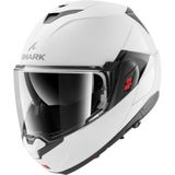 Shark Oxo helm solid glans wit XS - systeemhelm motorhelm