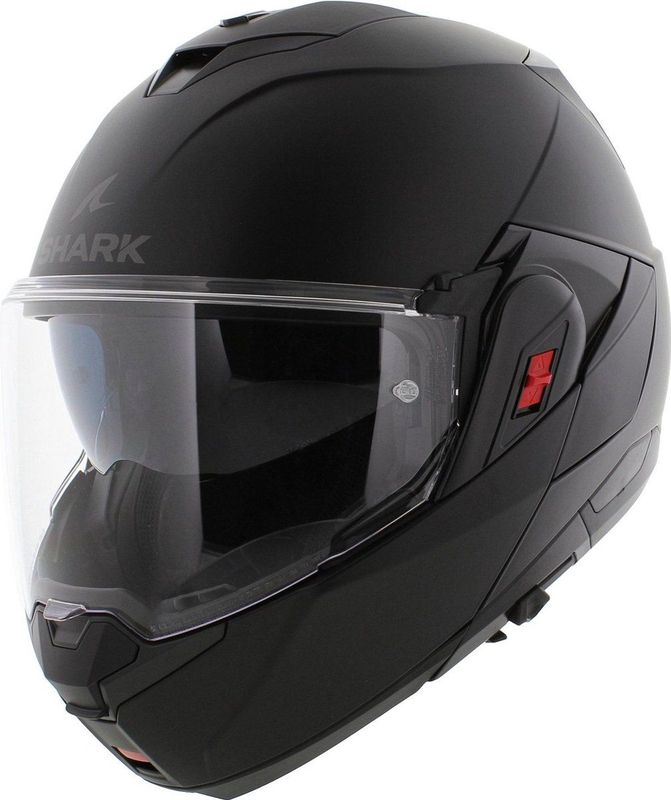 SHARK - Oxo Blank - Modulaire Helm - Zwart - Polycarbonaat