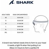 Shark - Oxo Systeemhelm - Mat Antraciet Blauw Zwart - Lexan Polycarbonaat