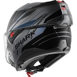 Shark - Oxo Systeemhelm - Mat Antraciet Blauw Zwart - Lexan Polycarbonaat