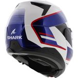 Shark - Oxo - Systeemhelm - Wit Rood Blauw - Lexan Polycarbonaat