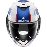 Shark - Oxo - Systeemhelm - Wit Rood Blauw - Lexan Polycarbonaat