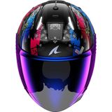 Shark - Skwal I3 Jet Hellcat - Motorhelm - Zwart - Aerodynamisch Ontwerp