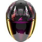 SHARK - Skwal i3 Jet Hellcat - Jethelm - Mat Zwart Chrome Paars