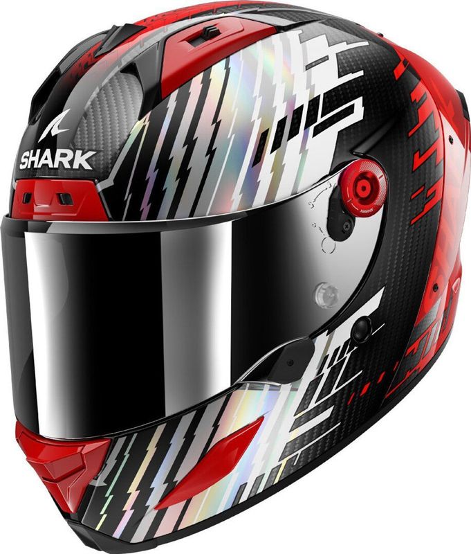 Shark - Aeron - Integraalhelm - Rood Chrome - Carbon