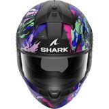SHARK - Ridill 2 Raging Beast - Full Face Helm - Zwart/Violet/Groen - Thermoplastische Hars